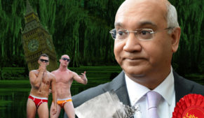 Labour MP Keith Vaz with male prostitutes
