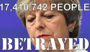 Don't feel sorry for Theresa May. She betrayed over 17 million Brexit voters.