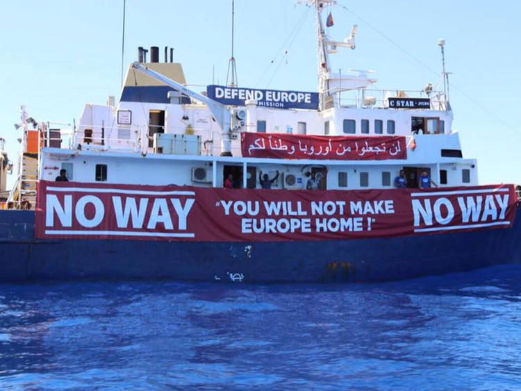 The Defend Europe ship